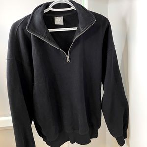 Aritzia cozy 1/4 zip up sweater